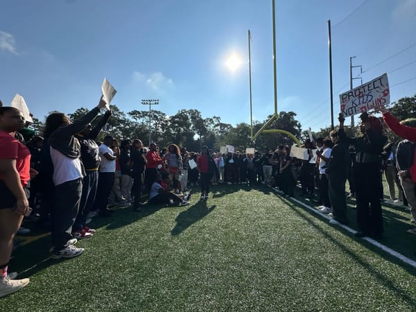 'We won't be quiet any longer': Students at massive Jenkins walkout take a stand against school shootings