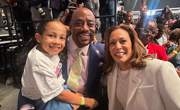 'I believe in her': Kamala Harris rally-goers in their own words